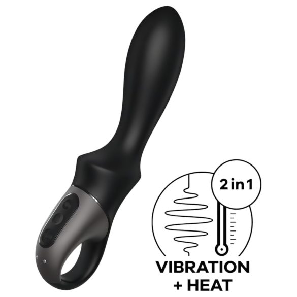 Satisfyer Heat Climax - pametni grijaći analni vibrator (crni)