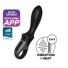   Satisfyer Heat Climax - pametni analni vibrator koji grije (crni)