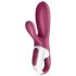 Satisfyer Hot Bunny - pametni vibrator za klitoris s grijanjem (crveni)