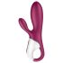 Satisfyer Hot Bunny - pametni vibrator za klitoris s grijanjem (crveni)
