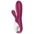 Satisfyer Hot Bunny - pametni vibrator za klitoris s grijanjem (crveni)