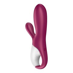   Satisfyer Hot Bunny - pametni vibrator za grijanje klitorisa (crveni)