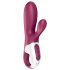 Satisfyer Hot Bunny - pametni vibrator za klitoris s grijanjem (crveni)