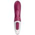 Satisfyer Hot Bunny - pametni vibrator za klitoris s grijanjem (crveni)