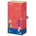 Satisfyer Hot Bunny - pametni vibrator za klitoris s grijanjem (crveni)