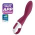 Satisfyer Heated Thrill - pametni grijaći vibrator (crveni)