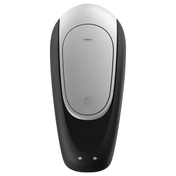 Satisfyer Double Fun - vibrator za parove - pametan, vodootporan - crni
