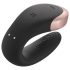 Satisfyer Double Love - pametni radijski par vibrator (crni)