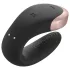 Satisfyer Double Love - vibrator za parove s daljinskim upravljačem - crni