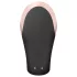 Satisfyer Double Love - vibrator za parove s daljinskim upravljačem - crni