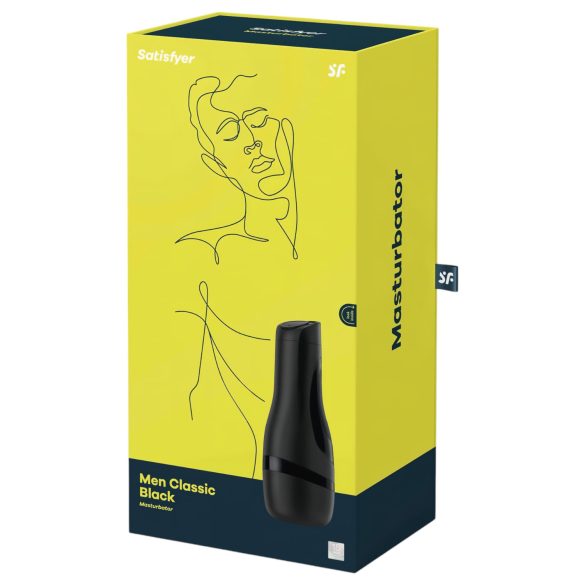 Satisfyer Men Classic - muški masturbator s usisavanjem - crni