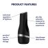 Satisfyer Men Classic - ručni vakuumski masturbator (srebrni)