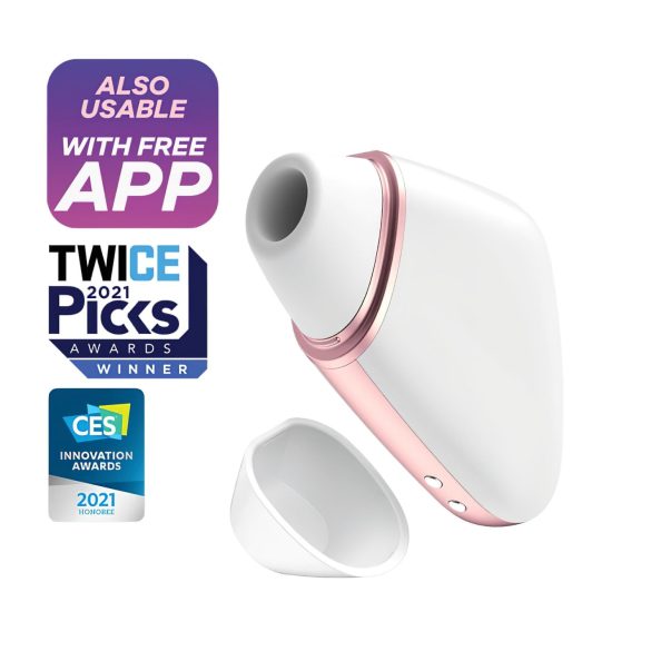 Satisfyer Love Triangle - pametni stimulator klitorisa s zračnim impulsima (bijeli)