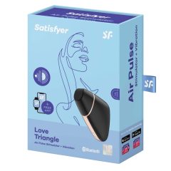   Satisfyer Love Triangle - pametni stimulator klitorisa zračnim valovima (crni)