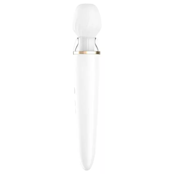 Satisfyer Double Wand-er - masažer vibrator - pametni - bijeli