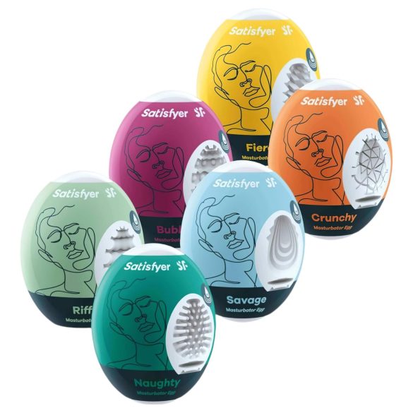 Satisfyer Egg Set - set mastrubatora za jaja (6 komada)