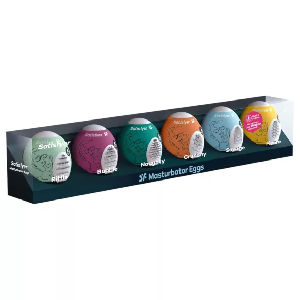 Satisfyer Egg Set - masturbator jaja set - 6 komada