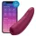 Satisfyer Curvy 1+ - vibrator za klitoris s valovima zraka - crveni