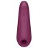 Satisfyer Curvy 1+ - pametan crveni stimulator klitorisa s zračnim valovima