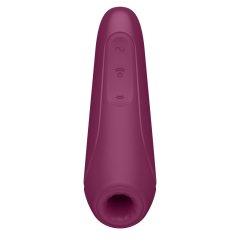   Satisfyer Curvy 1+ - pametni, punjivi stimulator klitorisa sa zračnim valovima (crveni)