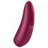 Satisfyer Curvy 1+ - pametan crveni stimulator klitorisa s zračnim valovima