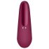 Satisfyer Curvy 1+ - pametan crveni stimulator klitorisa s zračnim valovima
