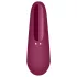 Satisfyer Curvy 1+ - vibrator za klitoris s valovima zraka - crveni