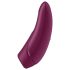 Satisfyer Curvy 1+ - pametan crveni stimulator klitorisa s zračnim valovima