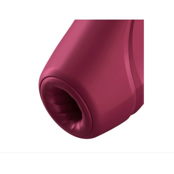 Satisfyer Curvy 1+ - pametni, punjivi stimulator klitorisa sa zračnim valovima (crveni)