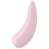 Satisfyer Curvy 2+ - pametni stimulator klitorisa s valovima zraka (roza)