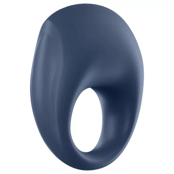 Satisfyer Strong One - vibrirajući prsten za penis - pametan - silikon - plavi
