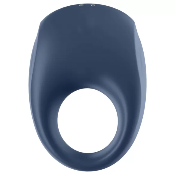 Satisfyer Strong One - vibrirajući prsten za penis - pametan - silikon - plavi
