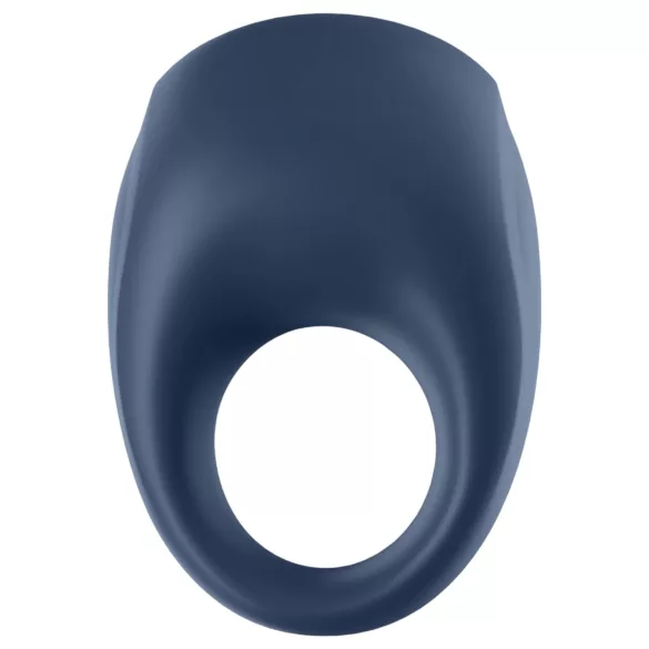 Satisfyer Strong One - vibrirajući prsten za penis - pametan - silikon - plavi