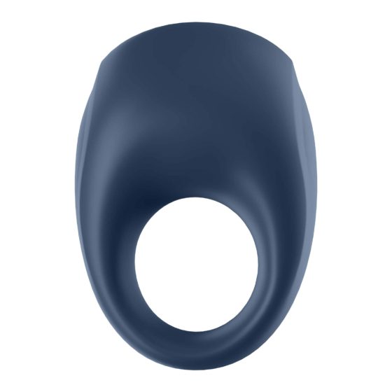 Satisfyer Strong One - pametni, punjivi, vibrirajući prsten za penis (plavi)
