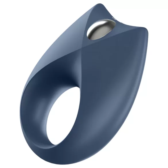 Satisfyer Royal One - vibratorni erekcijski prsten - pametan - silikon plavi