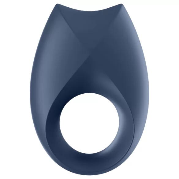Satisfyer Royal One - vibratorni erekcijski prsten - pametan - silikon plavi