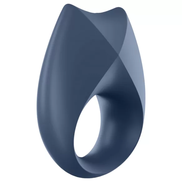 Satisfyer Royal One - vibratorni erekcijski prsten - pametan - silikon plavi