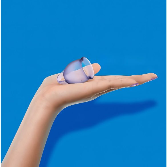 Satisfyer Feel Confident - menstrualna čašica set - ljubičasta