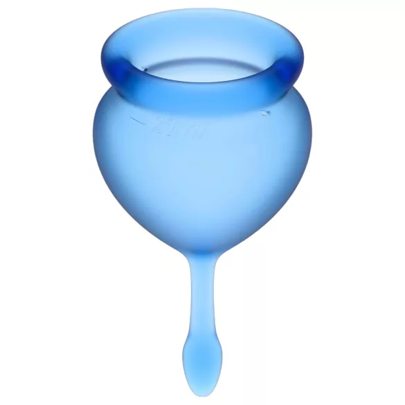 Satisfyer Feel Good - menstrualna čašica set - plava - 2 komada