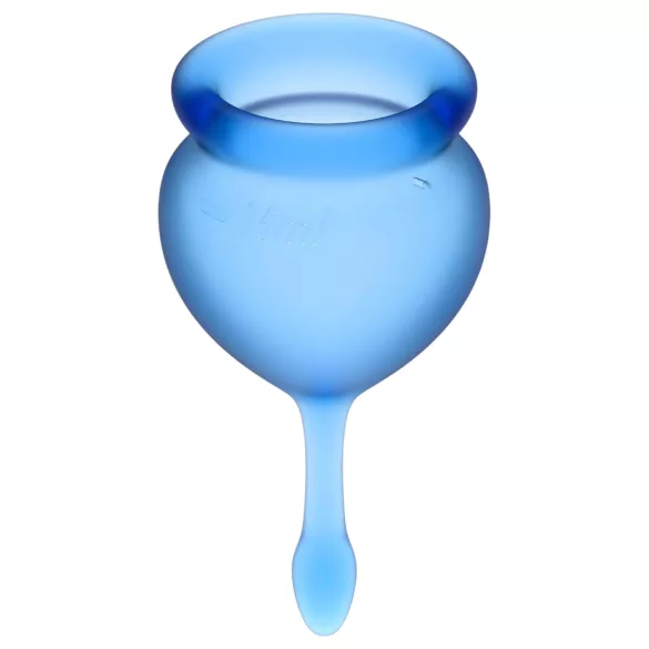 Satisfyer Feel Good - menstrualna čašica set - plava - 2 komada