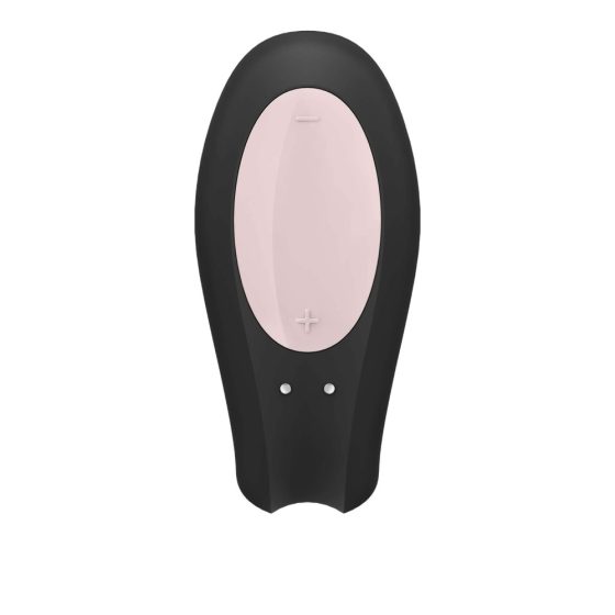 Satisfyer Double Joy - pametni, punjivi, vodootporni vibrator za par (crni)