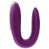 Satisfyer Double Fun - pametni vibrator za parove (ljubičasti)