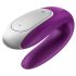 Satisfyer Double Fun - pametni vibrator za parove (ljubičasti)