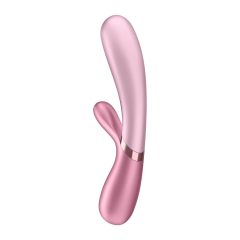   Satisfyer Hot Lover - pametni vibrator za grijanje na baterije (roza)