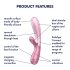 Satisfyer Hot Lover - pametan vibrator (ružičasti)