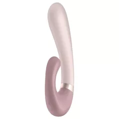 Satisfyer Heat Wave - vibrator s grijanjem i ručkom - bež