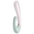 Satisfyer Heat Wave - pametan, grijući vibrator s rukom (menta)