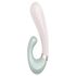Satisfyer Heat Wave - pametan, grijući vibrator s rukom (menta)