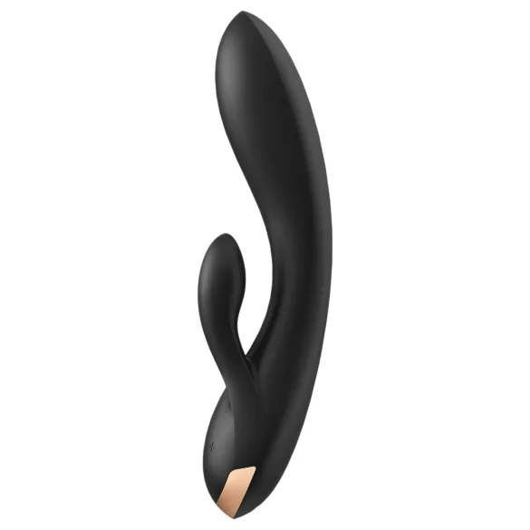 Satisfyer Double Flex - vibrator za klitoris i G-točku - crni