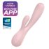 Satisfyer Mono Flex - pametni vodootporni vibrator (ružičasti)